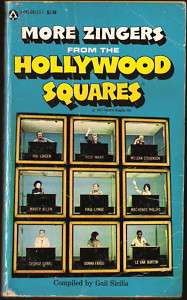 MORE ZINGERS FROM THE HOLLYWOOD SQUARES paperback 1978  