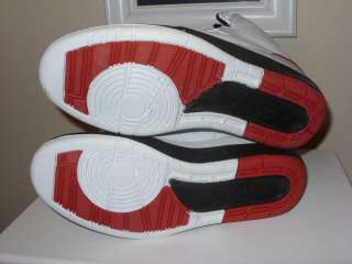 Nike Air Jordan 2 Retro Hi 1994 white red black DS Size 8.5  