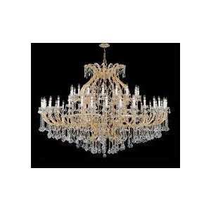  Crystorama 4480 GD CL S Maria Theresa 16 Light Chandelier 
