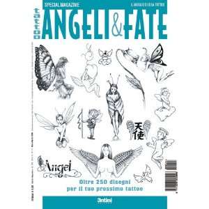 Book of ANGELI & FATE Illustrations   Italy Tattoo Book for Various 