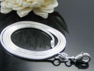 WHOLESALE 3PCS 1.2MM 16 17 18 20 22 24 NEW SILVER SNAKE CHAIN 