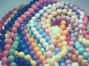 36 inch Strand  10mm Plastic Pop Bead Necklace  
