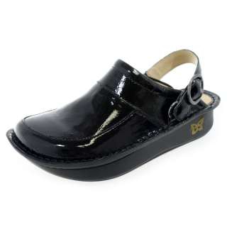 Alegria Seville Womens Clog, 101 (Black Patent), ALG SEV 101