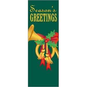 30 x 60 in. Holiday Banner French Horn