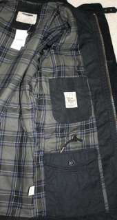 JCrew Millerain Oilcloth Field Jacket $198 Black LT  