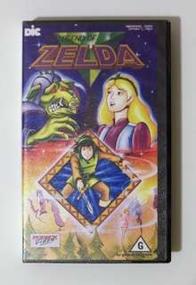 Legend of Zelda TV Cartoon Doppelganger VHS (PAL) 1989  