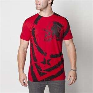  Metal Mulisha Take Over Custom T Shirt   Large/Cardinal 