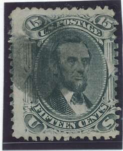 USA 1861 MI nr 22   15 ct. Abraham Lincoln   MH / AF  