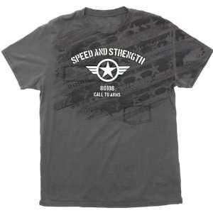  Speed and Strength Call to Arms Mens Premium Casual Shirt 