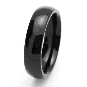 6MM Comfort Fit Tungsten Carbide Wedding Band Domed Back Ring For Men 