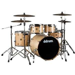  ddrum Dios 5 Piece Maple Drum Shell Pack Natural Musical 