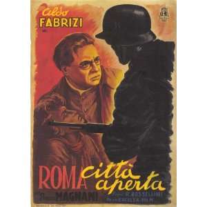  Open City (1945) 27 x 40 Movie Poster Italian Style A 