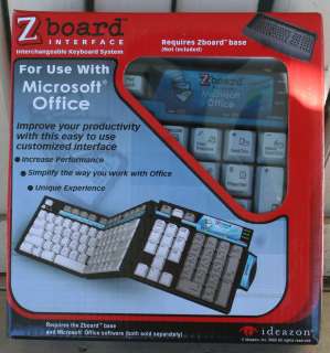 Ideazon / SteelSeries ZBoard Microsoft Office Keyset   NEW 