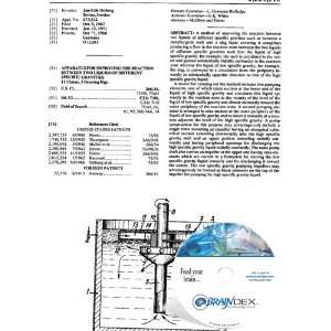 NEW Patent CD for APPARATUS FOR IMPROVING THE REACTION BETWEEN TWO 
