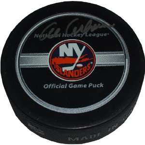  Al Arbour Autographed NY Islanders Puck Sports Hockey 