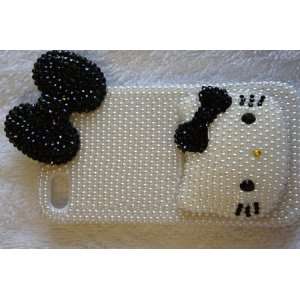  Iphone 4&4s Case Made with Delicate Manmade Pearl(hello 