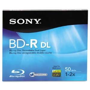  Sony BD R Dual Layer Recordable Disc SONBNR50RH 