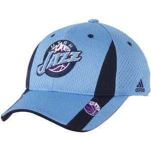   Utah Jazz Youth Structured Flex Hat   Light Blue: Sports & Outdoors