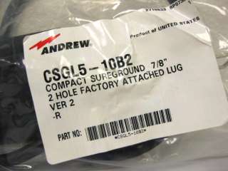 ANDREW CSGL5 10B2 COMPACT SUREGROUND 7/8 KIT   NEW  