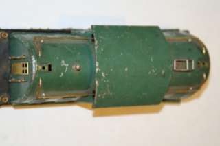 Pre War Lionel Peacock Green #10E Standard Gauge Train Engine 
