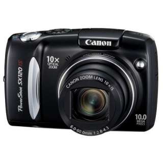 Canon PowerShot SX120IS 10MP Digital Camera 10x Zoom 013803113662 