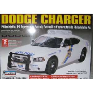  Lindberg 1/24 Philadelphia Police Dodge Charger KIT: Toys 