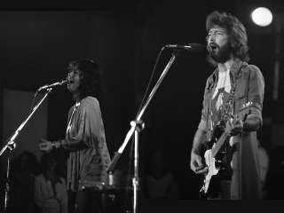 Yvonne Elliman with Clapton in 1975