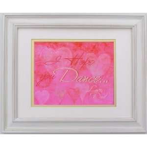  Pink Hearts Dance Wall Art: Home & Kitchen