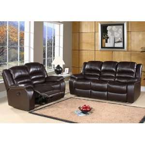  Ashlyn 2 Pc Leather Sofa/Loveseat Set by Abbyson Living 