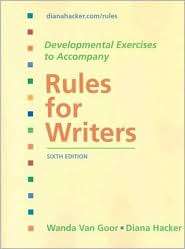 Developmental Exercises to Accompany Rules for Writers, (031247279X 