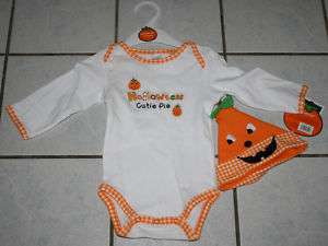 NWT Baby Gear Halloween Cutie Pie Onesie w/Hat ~Inf Szs  