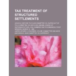  Tax treatment of structured settlements hearing before 