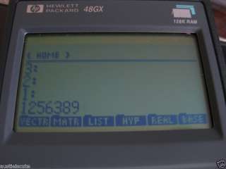 HP Hewlett Packard 48GX Calculator 128K Survey Pro  