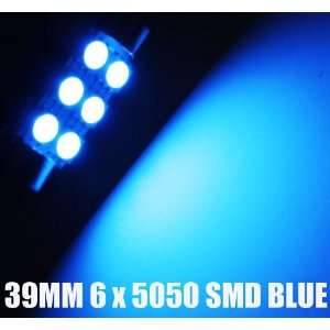   562 563 6411 39mm 42mm Dome Light Interior LED Bulb Blue Automotive