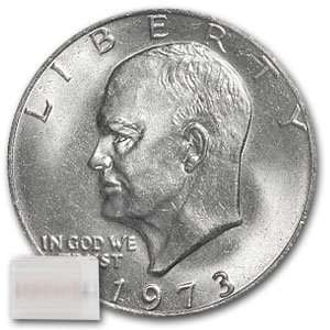  1973 Eisenhower Dollar   Brilliant Uncirculated   Roll 20 