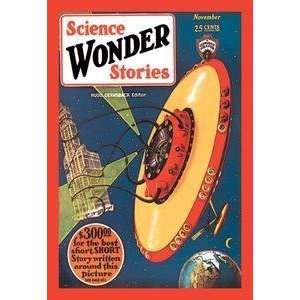  Vintage Art Science Wonder Stories: Invasion of the 
