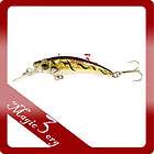 Fishing Lure Hard Crank Bait Tackle Hooks Minnow 45mm 3