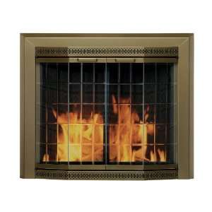   Pleasant Hearth Medium Fireplace Glass Doors GR 7201: Home & Kitchen