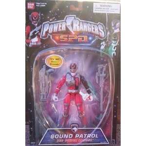  Power Ranger S.P.D. Figure: Sound Patrol Red Power Ranger 