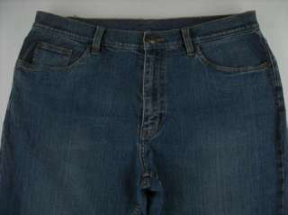   Straight Leg Stretch Denim Blue Jeans Womens Pant Sz 14 16 R 16R KIGO