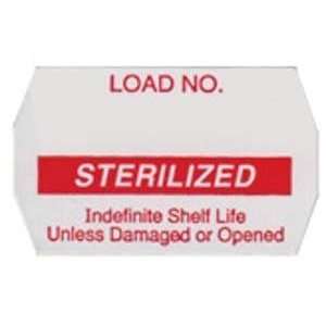  Red “ Sterilized“ Load Record Label Health & Personal 