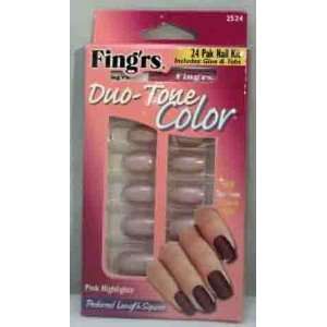  Fingrs Duo tone Color Nails   Pink Highlights   2524 