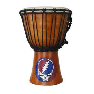  7x12 inch Painted Grateful Dead Djembe Musical 