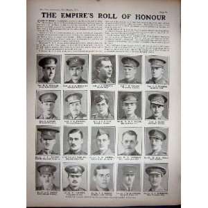  1917 WW1 British Generals Verdun Heroes Williams Miller 