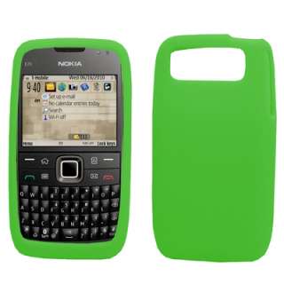 for Nokia E73 Green Silicone Case Cover 654367687550  