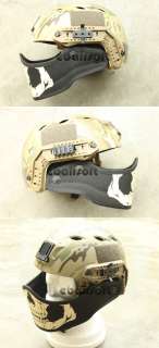 Weekend Warrior ARMOUR FACE Airsoft Mask ( Skull BK )  