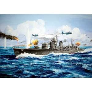   Navy WWII Destroyer Akizuki Class Teruzuki 1942 Kit Toys & Games