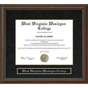   West Virginia Wesleyan College (WVWC) Diploma Frame
