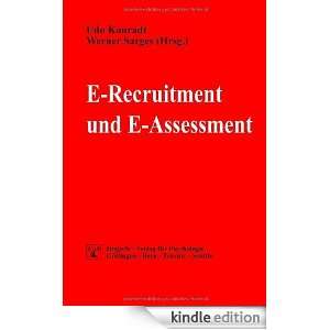 Recruitment und E Assessment (German Edition) Udo Konradt, Werner 