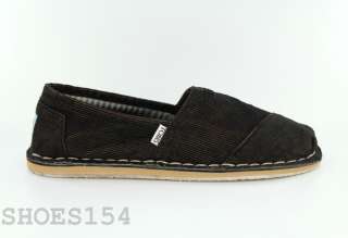 TOMS BLACK CORD MENS STITCHOUTS  